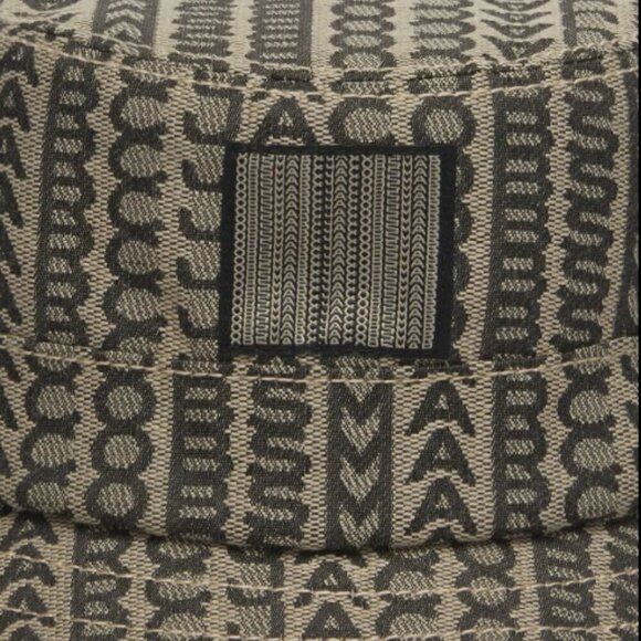 NEW! NWT! Marc Jacobs The Monogram Jacquard Bucket Hat -Beige Multi main image 4